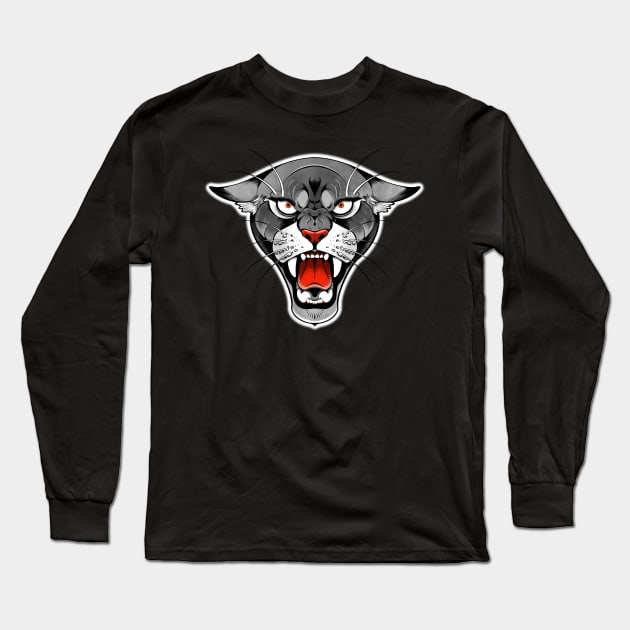 Panther Long Sleeve T-Shirt by SeanB1